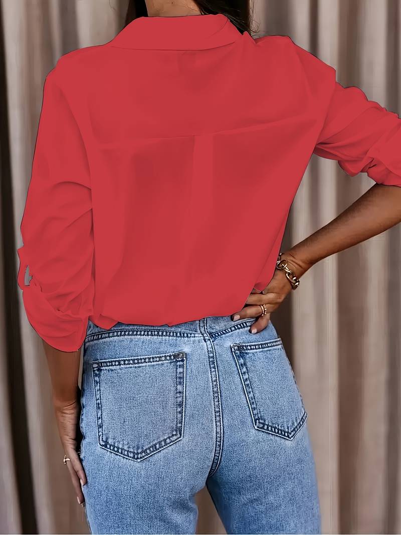 Solveig - relaxte vrijetijdsblouse voor dames