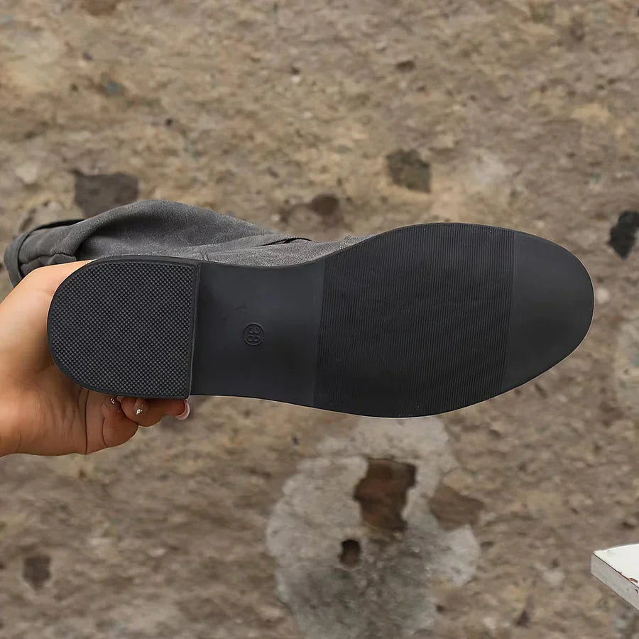 Kasha - vintage western enkellaarzen met gespriem voor dames