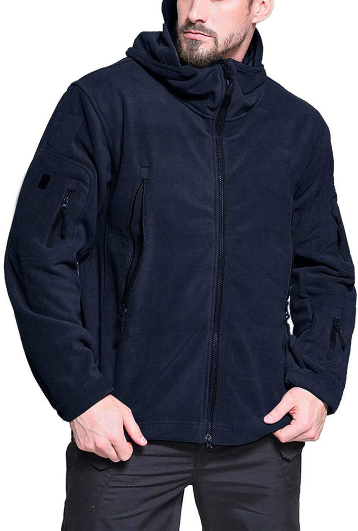 Winddichte outdoor herren fleecejacke