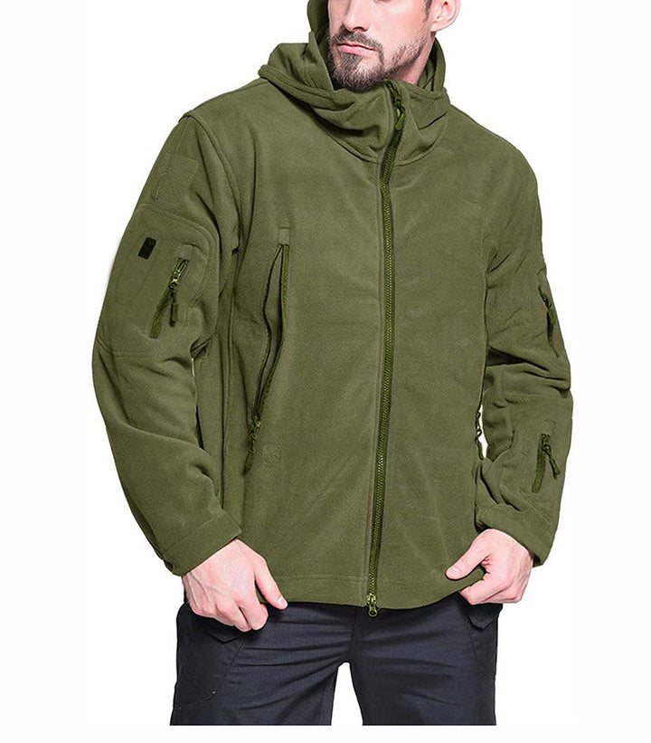 Winddichte outdoor herren fleecejacke
