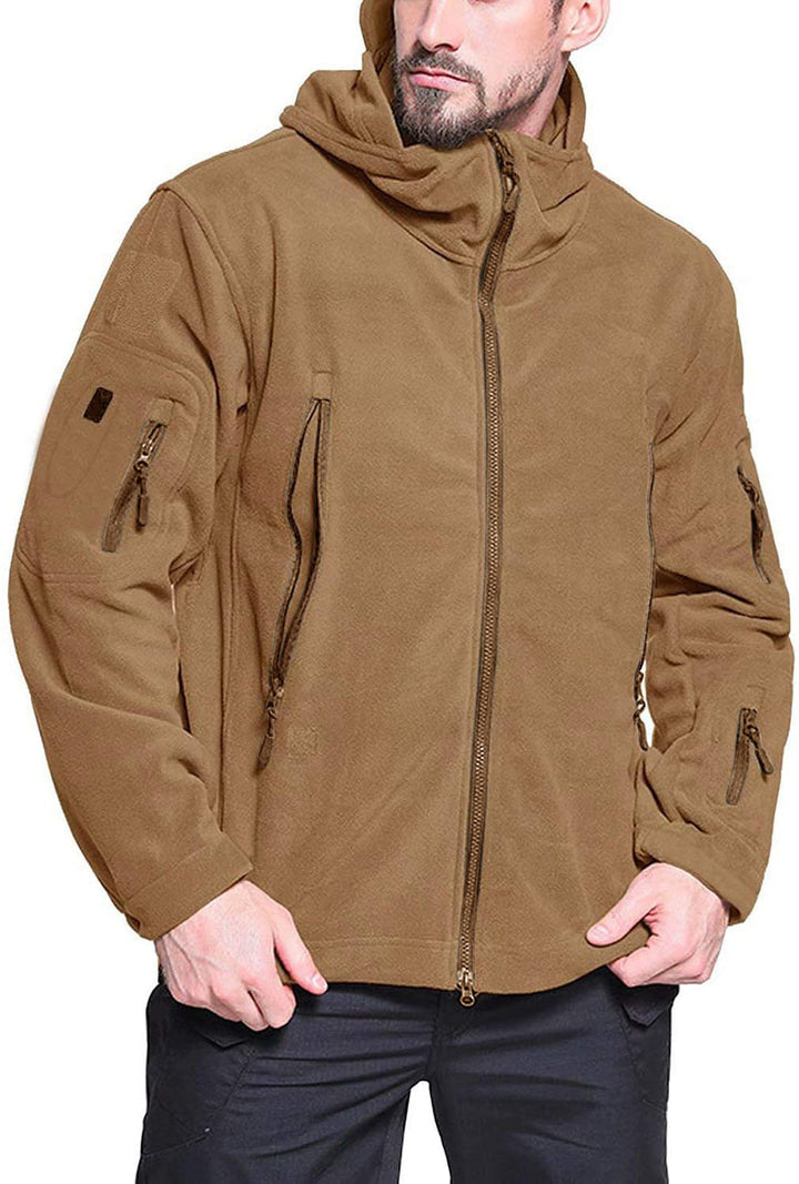 Winddichte outdoor herren fleecejacke