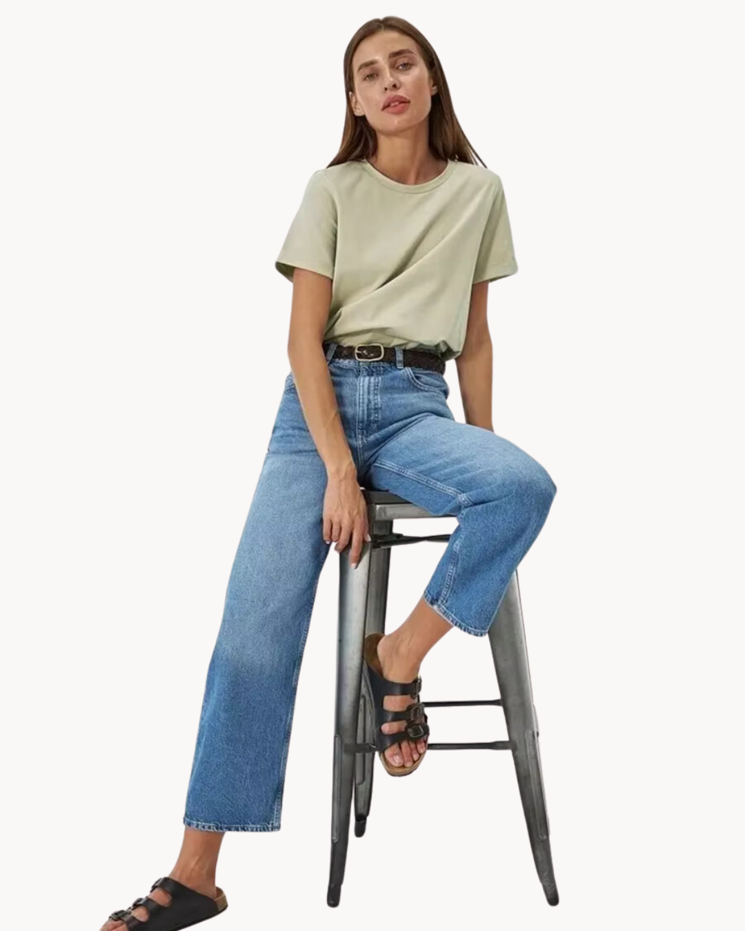 Collet - luxe zachte stretch - dames - t-shirt