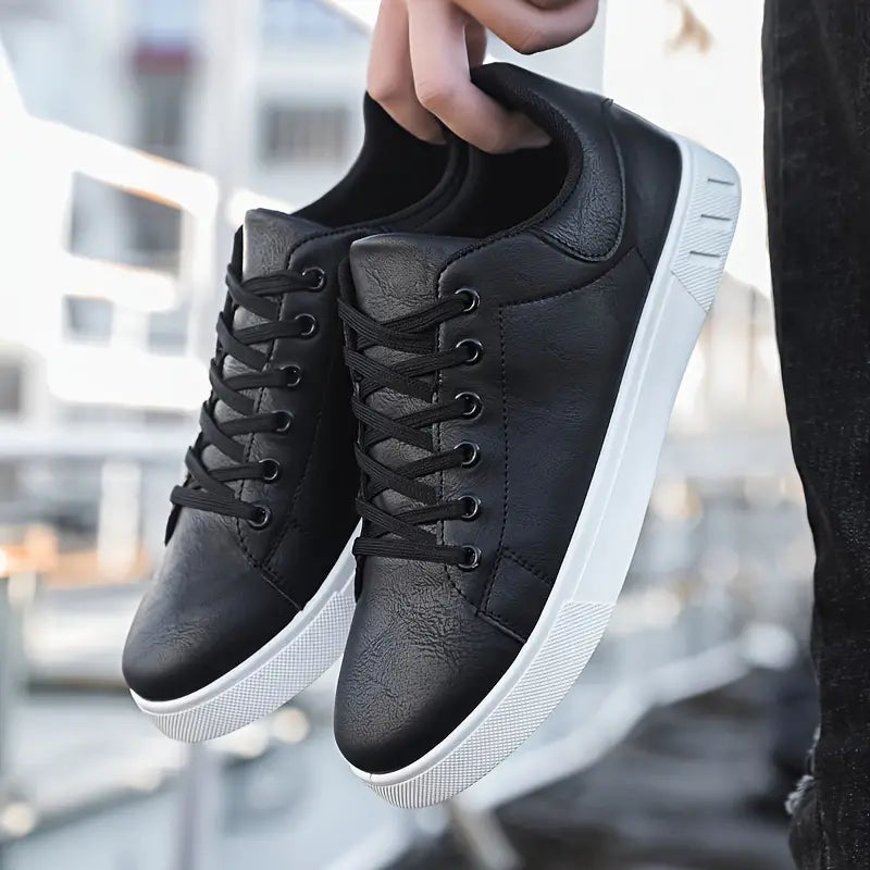 Comfortabele heren veterschoenen met comfortabele zool