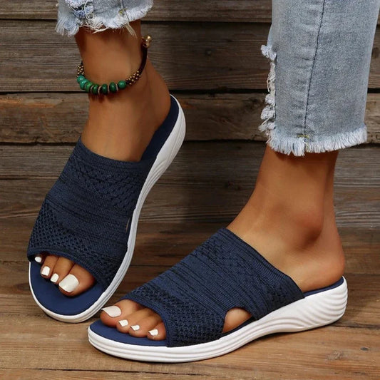 Helle - comfortabele sandalen met sleehak voor dames