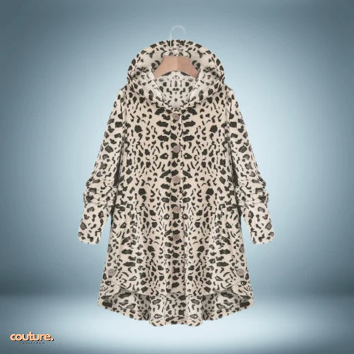 Teddyjack - met knopen en capuchon