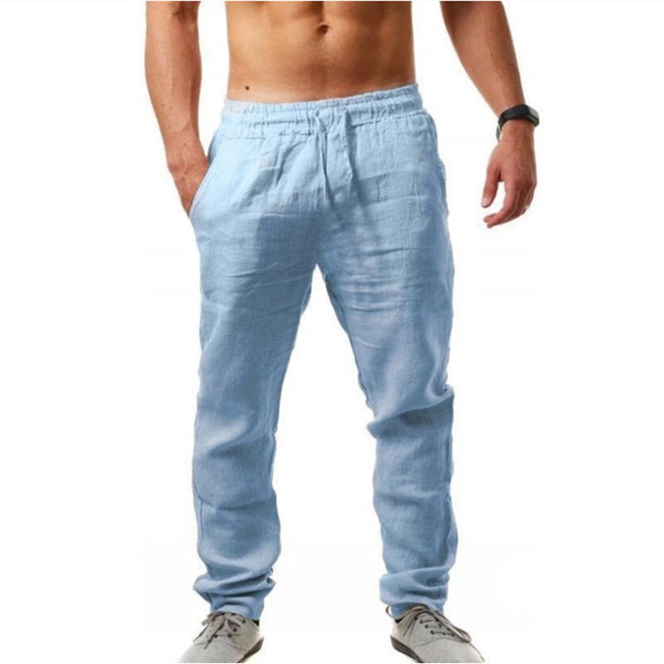 Modieuze linnen broek - Matthijs
