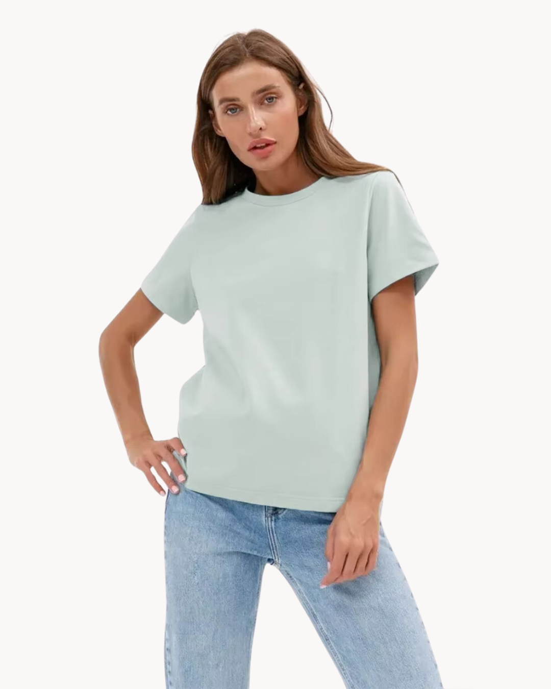 Collet - luxe zachte stretch - dames - t-shirt