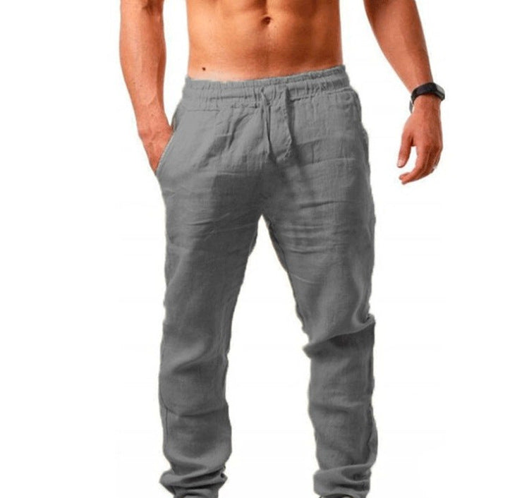 Modieuze linnen broek - Matthijs
