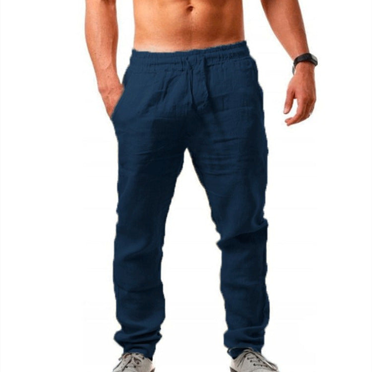 Modieuze linnen broek - Matthijs