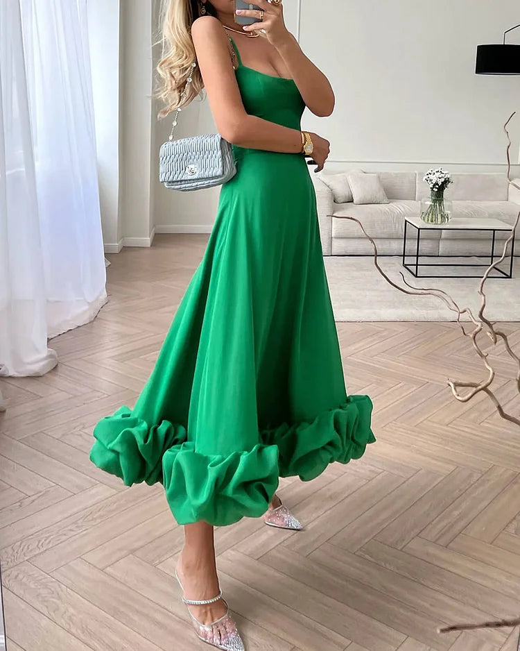 Benaja | comfortabele effen jurk