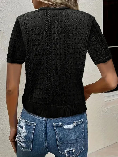 Mona | veelzijdig comfort, elegant vest met V-hals voor dames