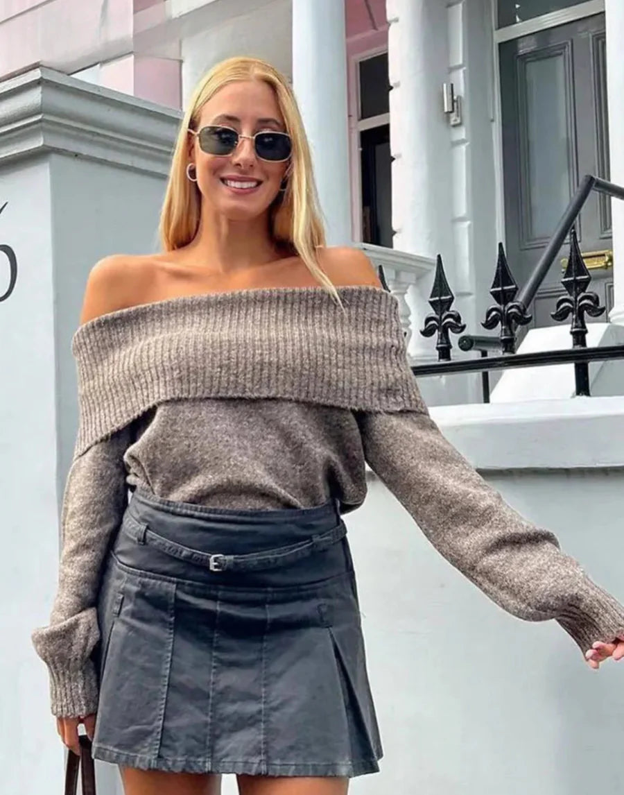 Xenia - off-shoulder stijlvolle damestop