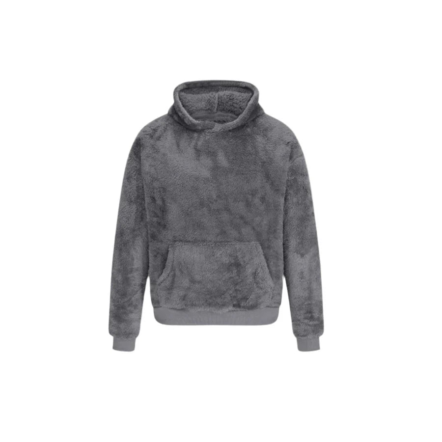 Teddy - gezellige herenhoodie met fleecevoering