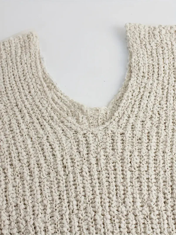 Sloan - blouse met lange mouwen en v-hals