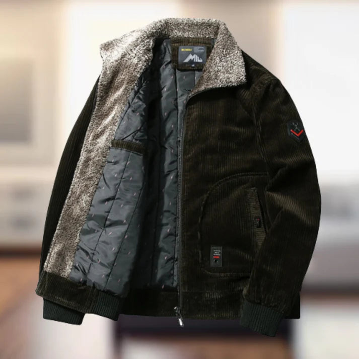 Quentin - fleece gevoerde herenjas