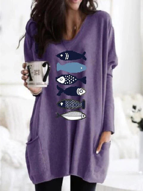 Elaine - lange trui voor dames