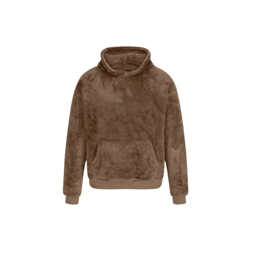 Teddy - gezellige herenhoodie met fleecevoering