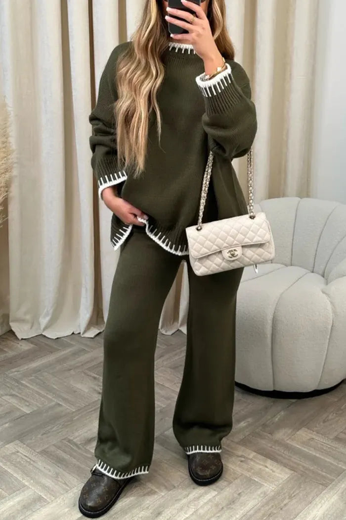 Warme wintertruiset met lange mouwen en bijzondere details