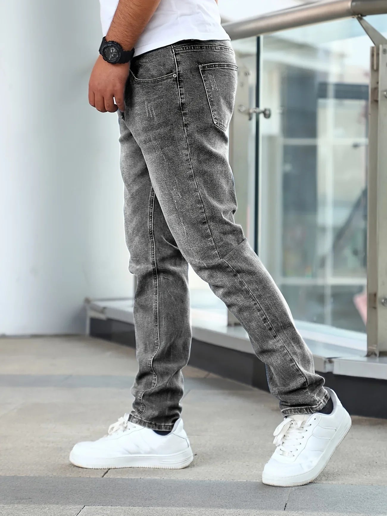 Jackson - stijlvolle katoenen denim broek