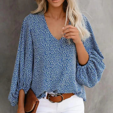 Beth - top met lantaarnmouwen