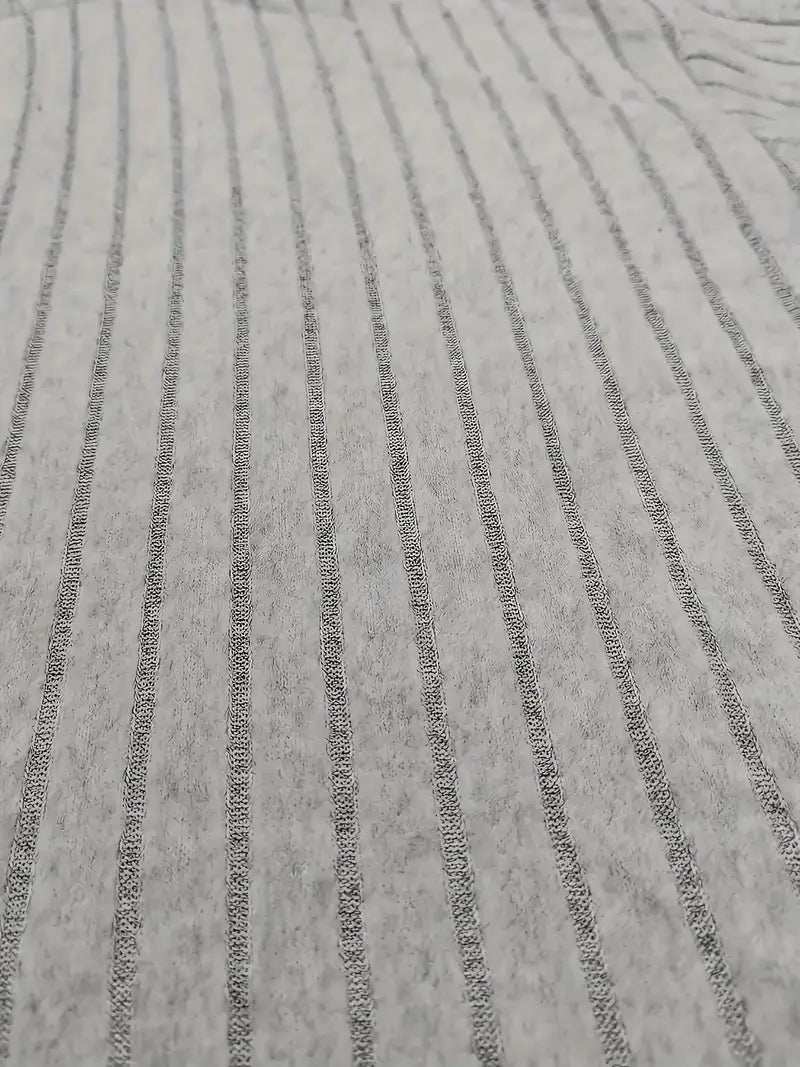 Amelia - geribbelde jurk met ronde hals