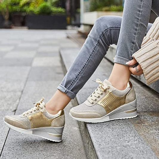 Trendige High-Heel-Sneaker mit Keildesign Für Frauen Mivona