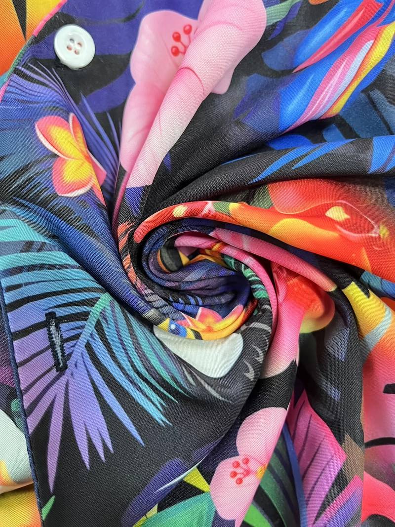 Henry – 2-delige set met bloemenflamingoprint