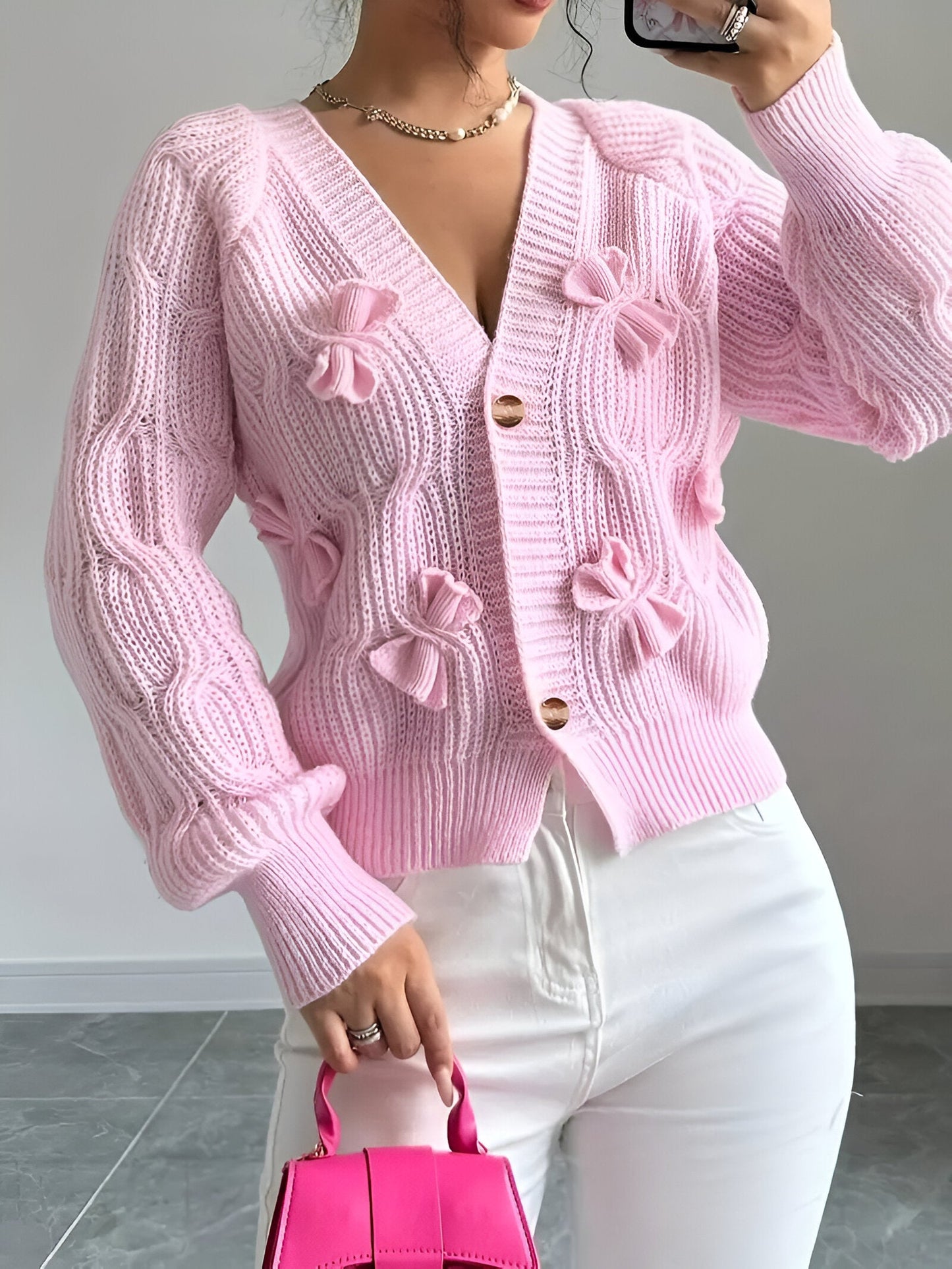 Ria | vrouwelijk elegant gebreid vest