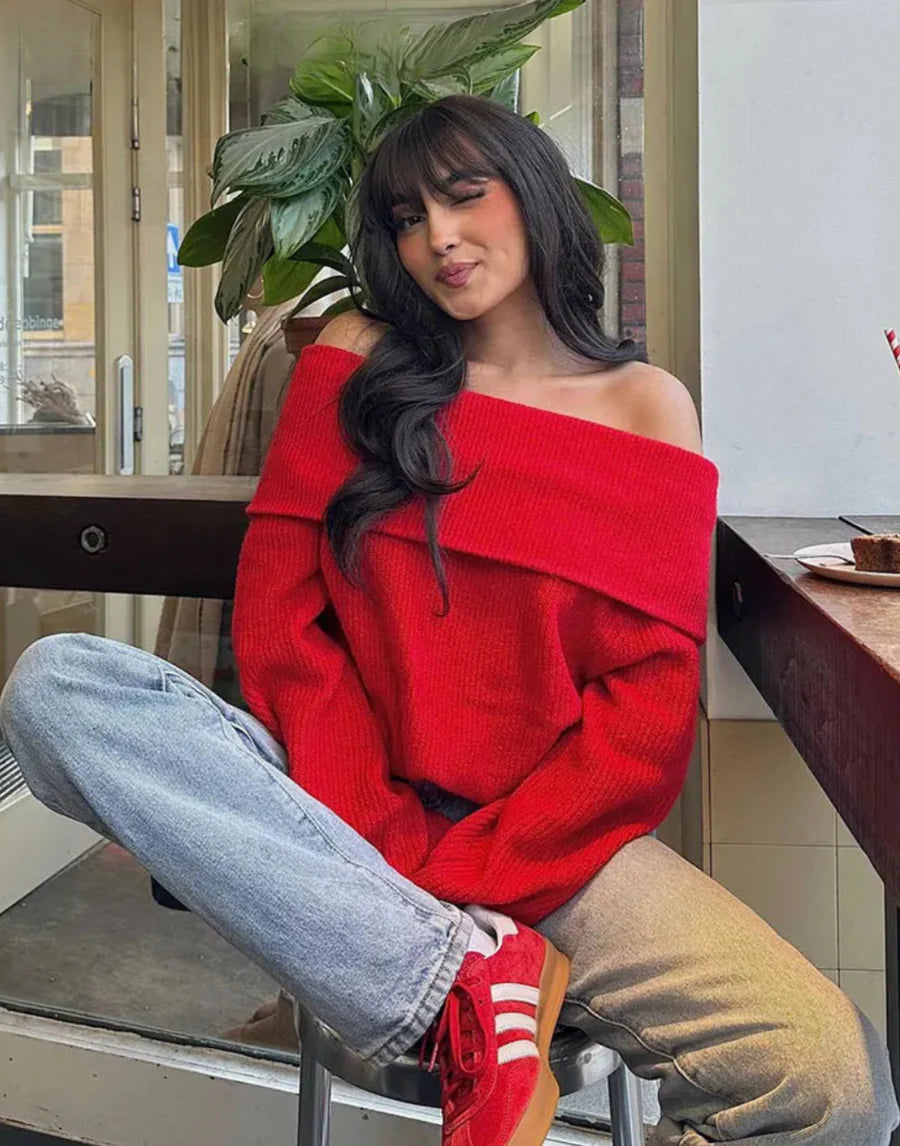 Xenia - off-shoulder stijlvolle damestop