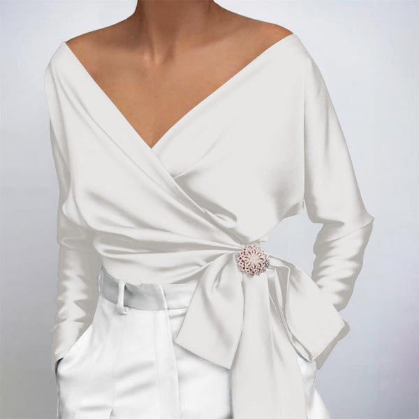 Daniela - zijden blouse zomer