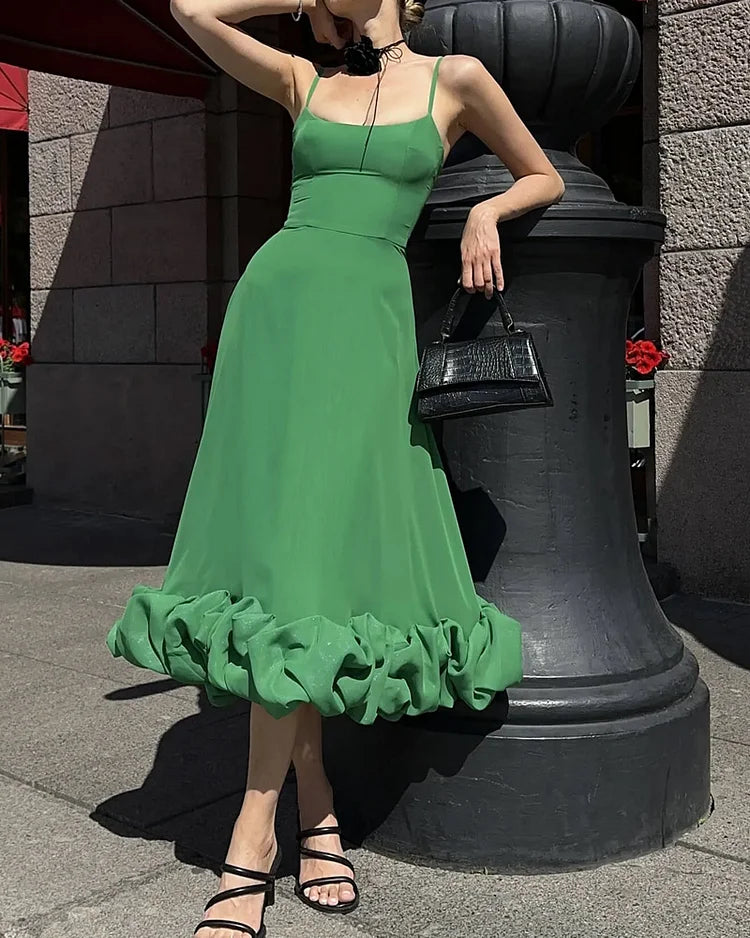 Benaja | comfortabele effen jurk