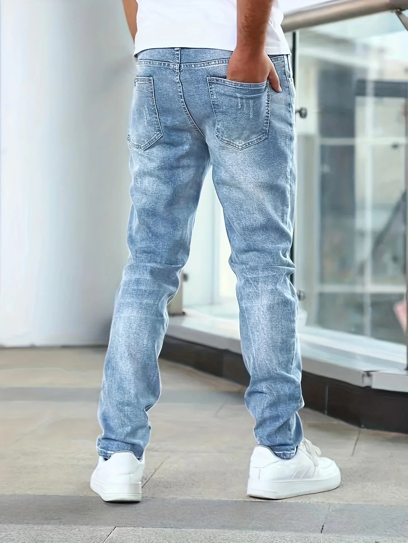 Jackson - stijlvolle katoenen denim broek