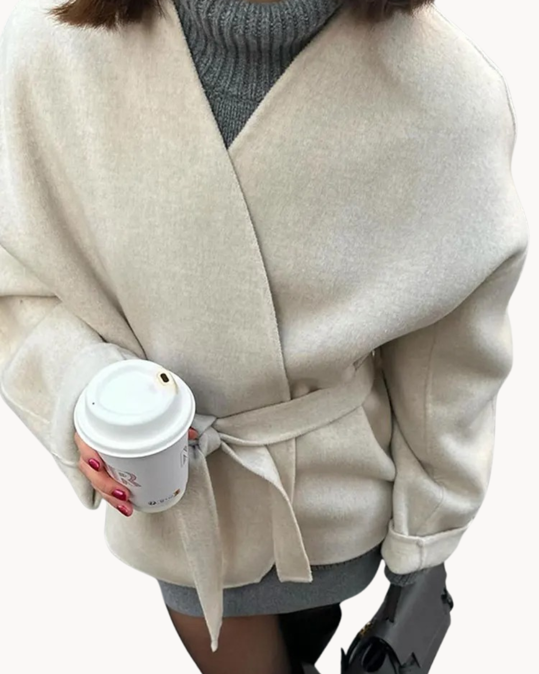 Ophelia - getailleerd damesjack met chic ceintuurdesign