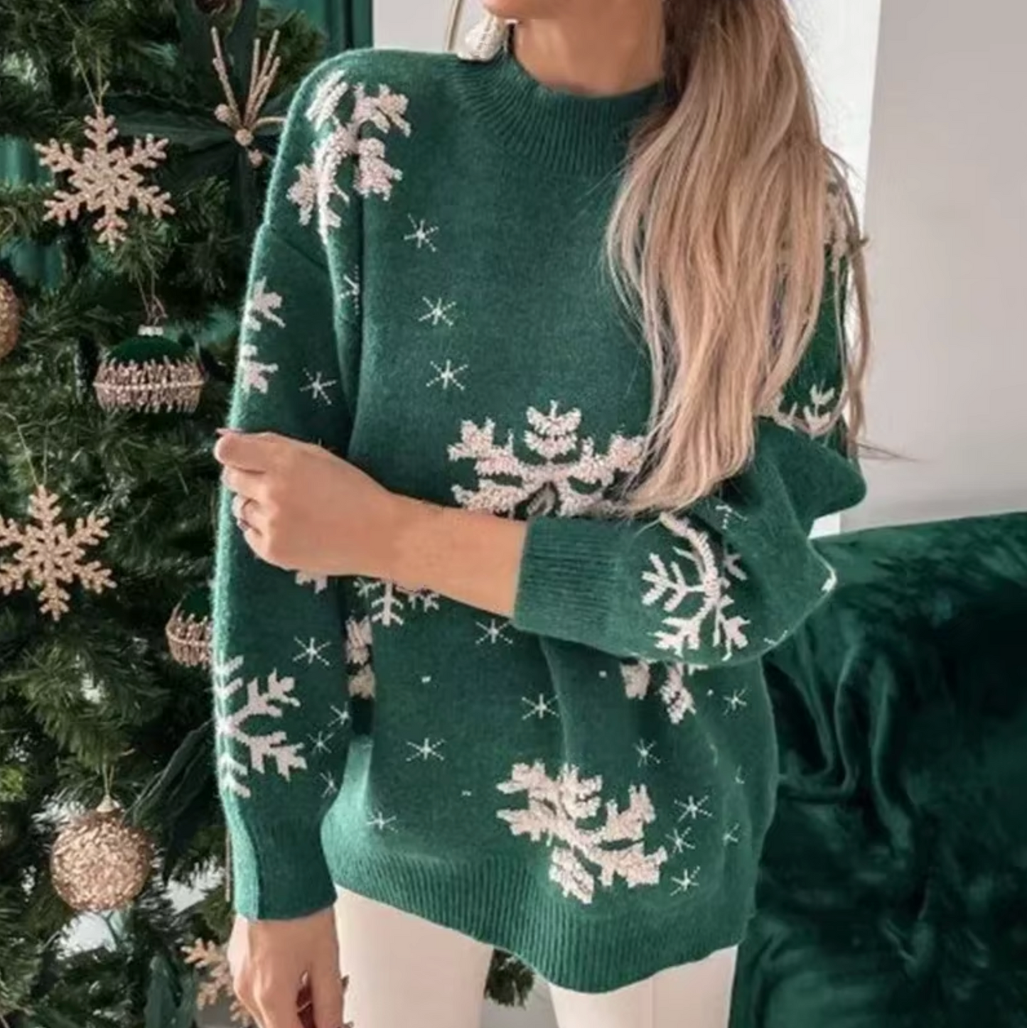 Chien - knusse gebreide kersttrui