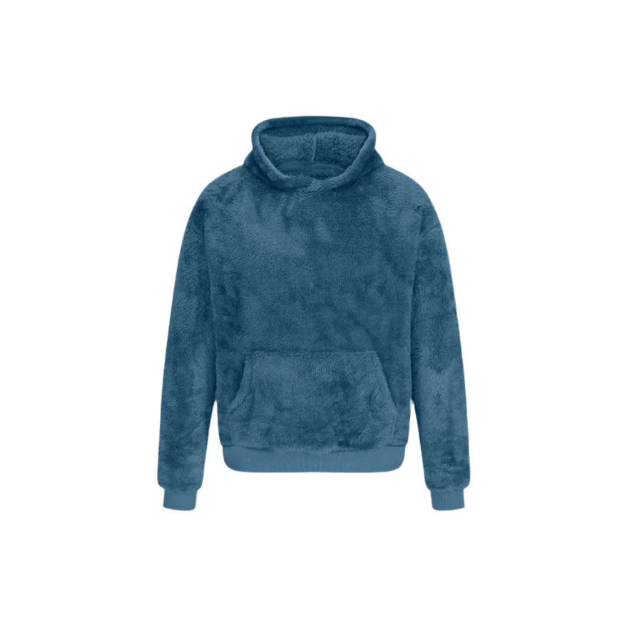 Teddy - gezellige herenhoodie met fleecevoering