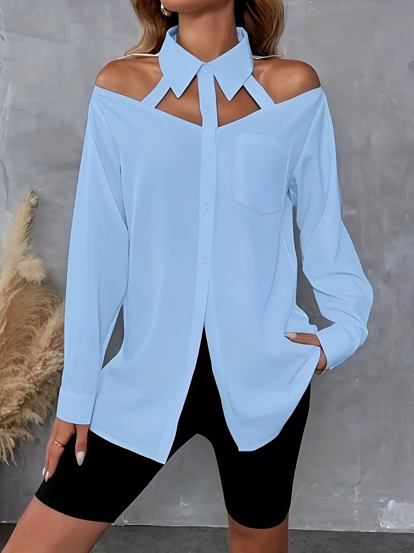 Nayra | stijlvol overhemd met knoopsluiting