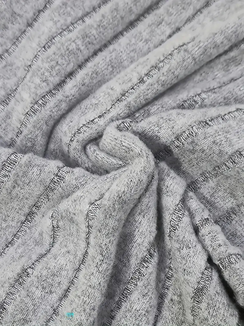 Amelia - geribbelde jurk met ronde hals