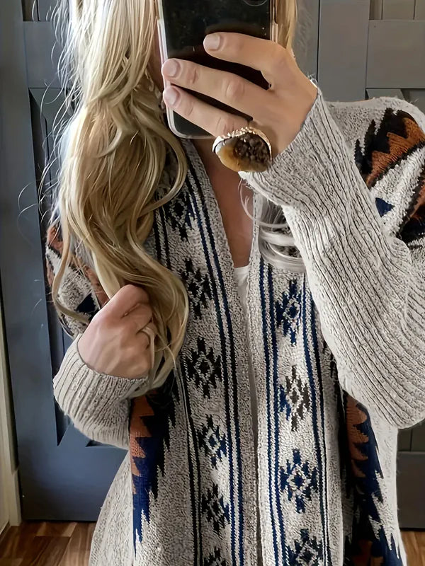 Amory - boho-chique open vest draag de geest van vrijheid uit