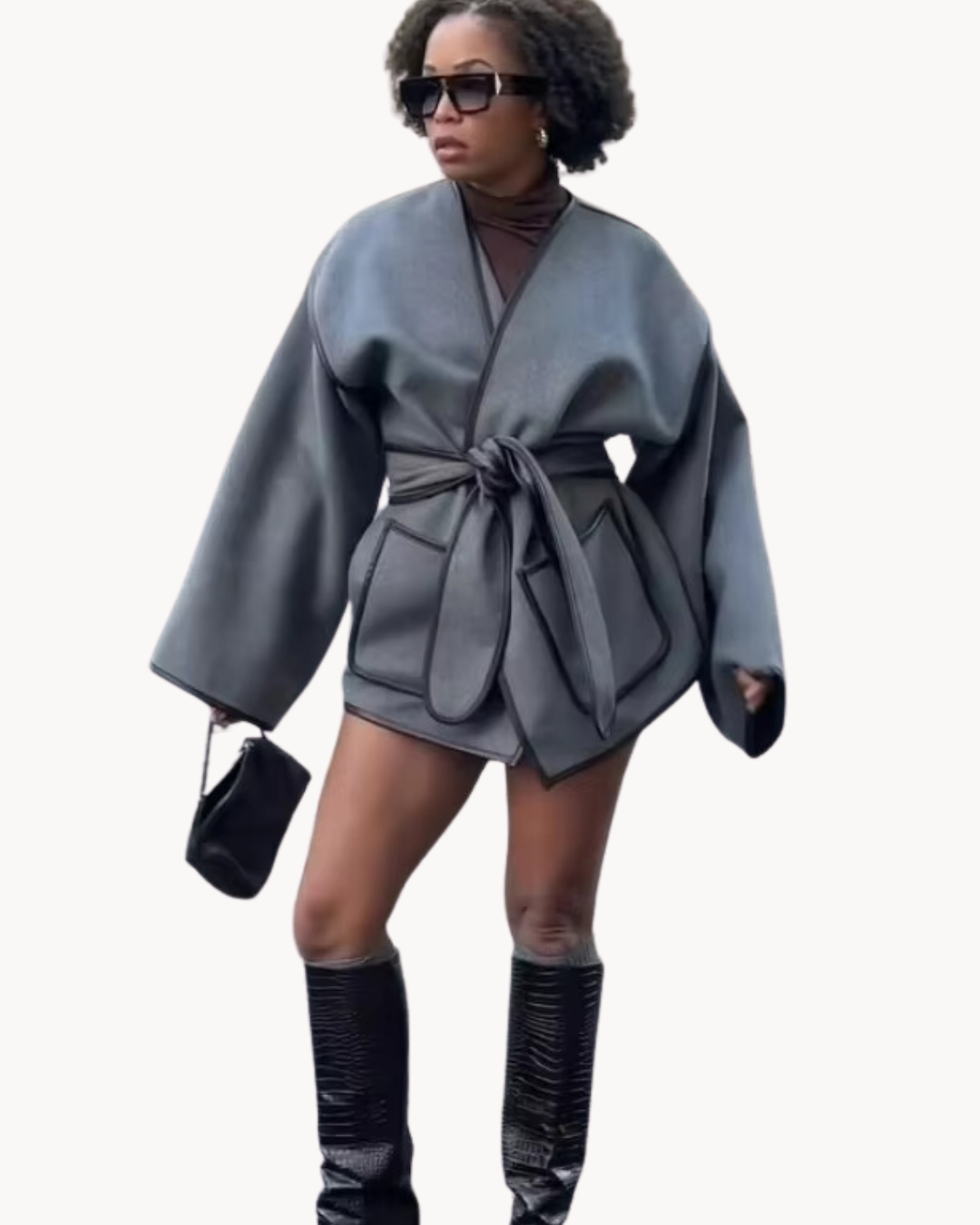 Ophelia - getailleerd damesjack met chic ceintuurdesign