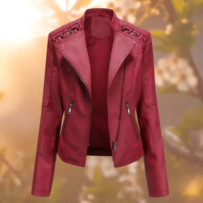 Leren jas voor dames - Hal