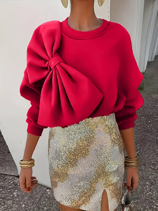 Neysha | stijlvolle sweater met grote strik