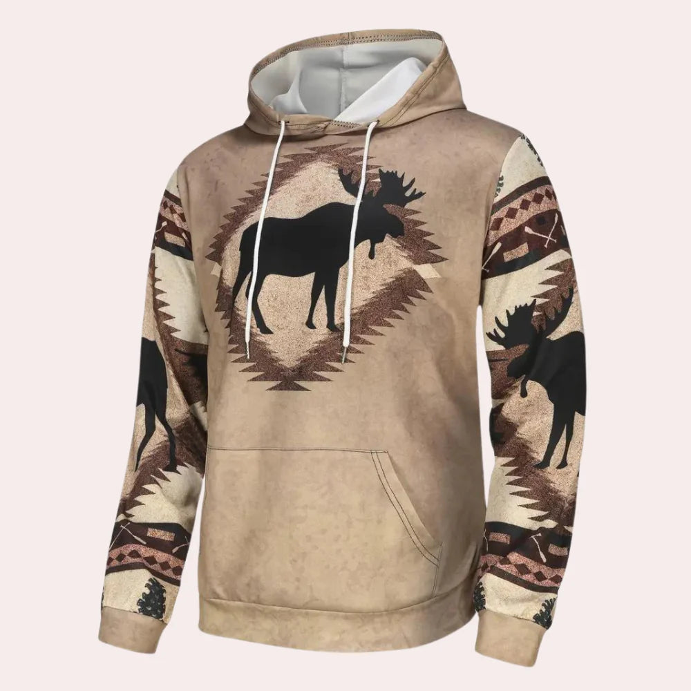 Logan - casual hoodie voor heren