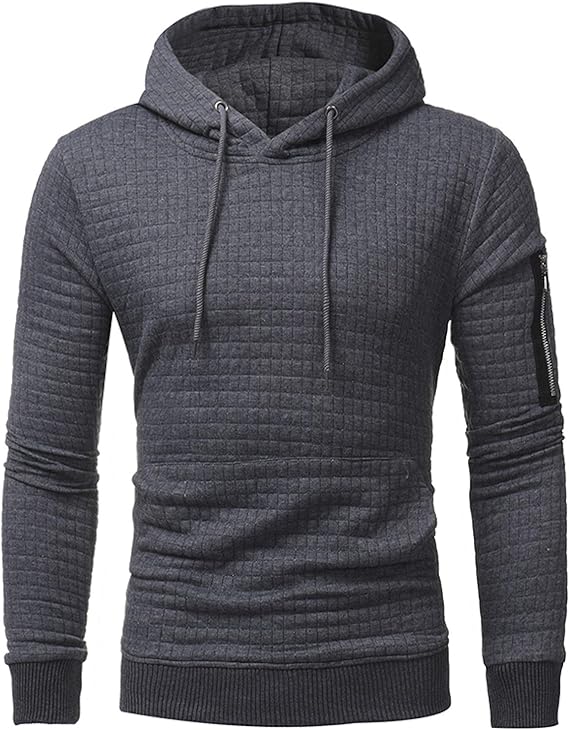 Trui met capuchon voor koude winterdagen en behaaglijk comfort voor mannen