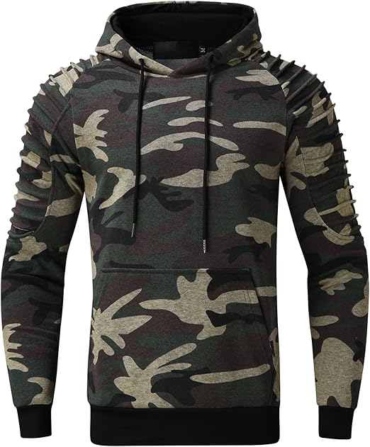 Pullover in een trendy camouflagekleur voor stijlvolle mannen