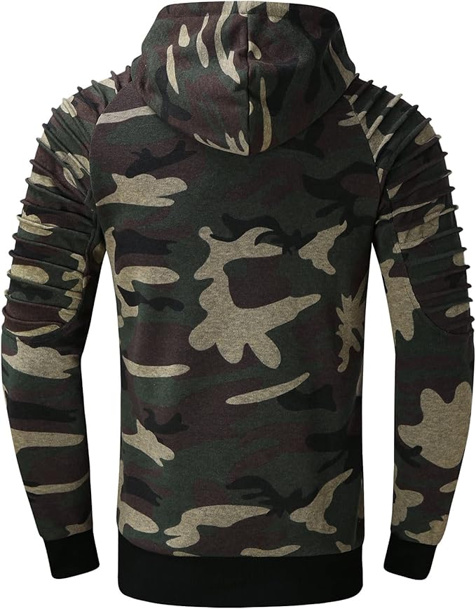 Pullover in een trendy camouflagekleur voor stijlvolle mannen