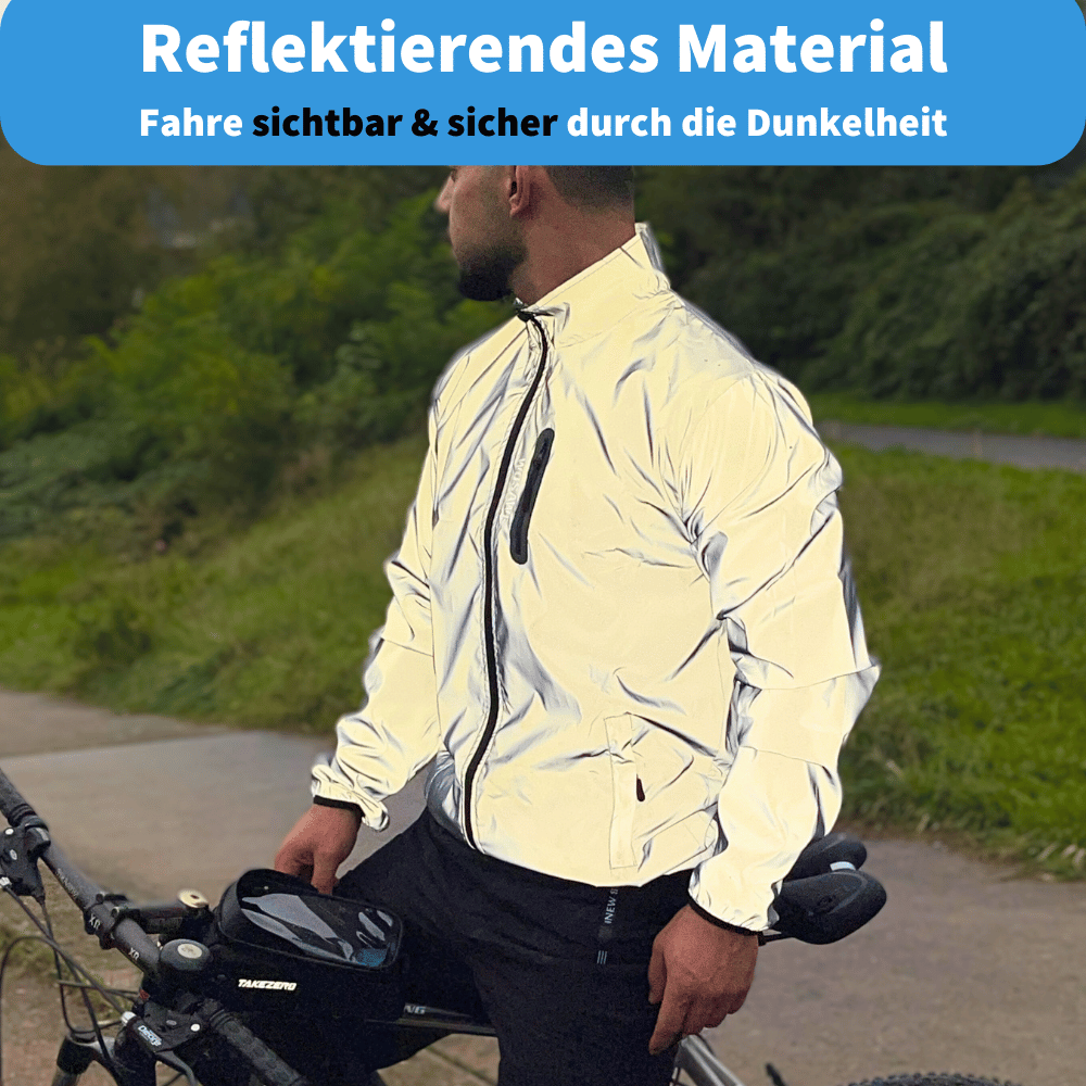 Haris - reflecterend & weerbestendig herenfietsjack