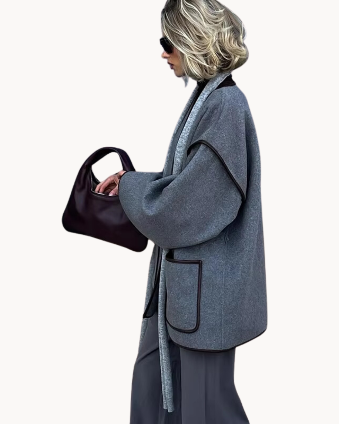 Ophelia - getailleerd damesjack met chic ceintuurdesign