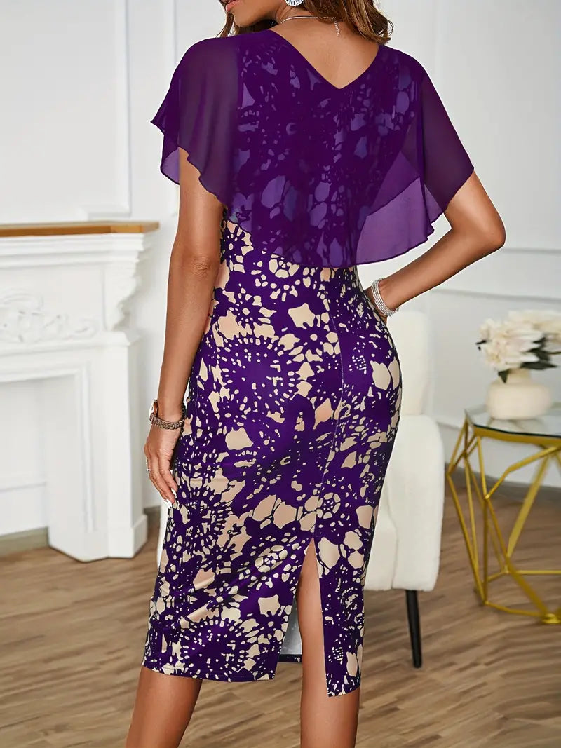 Olivia – elegante bodyconjurk met bloemenprint