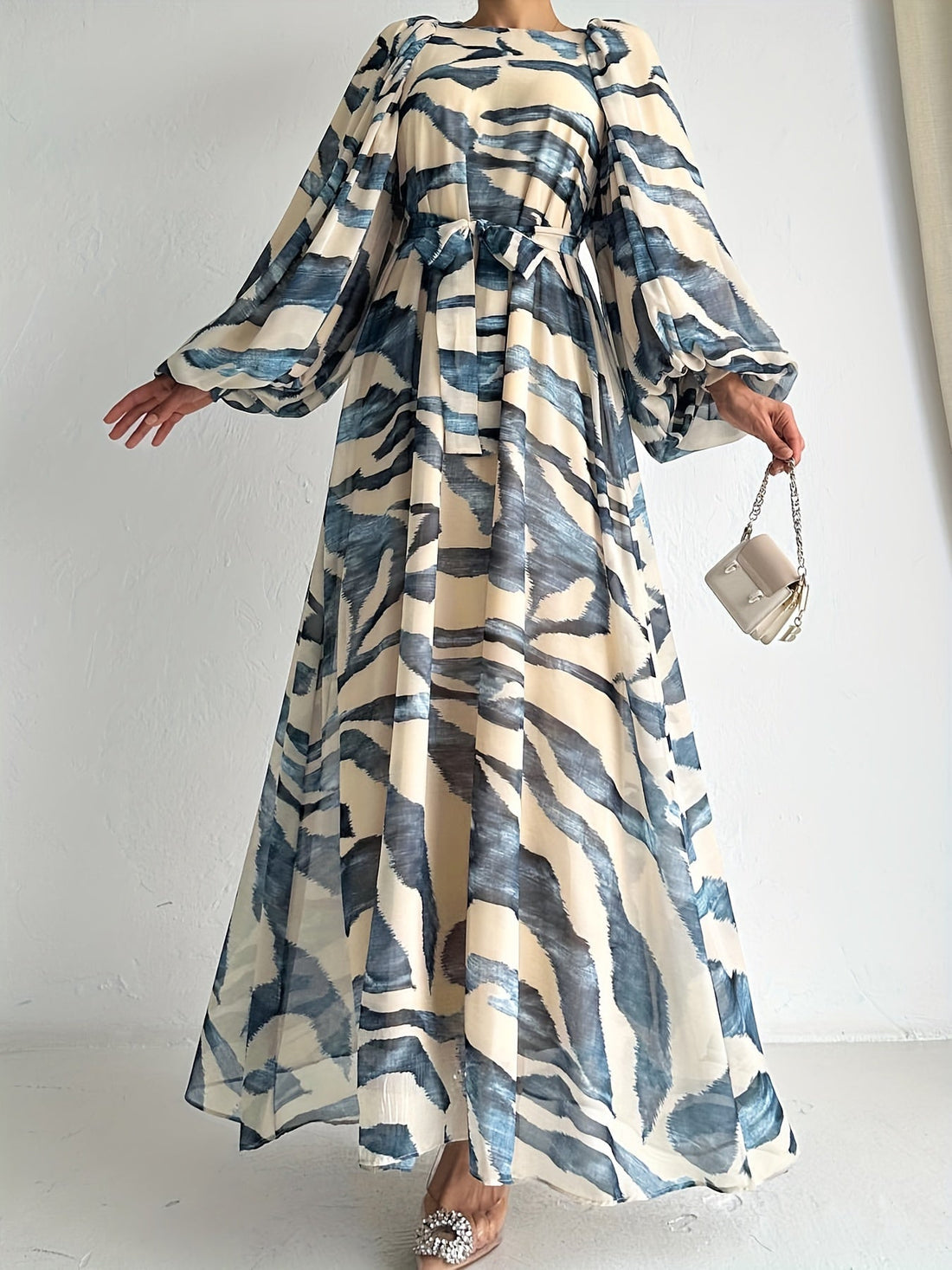 Zola | maxi-jurk met riem