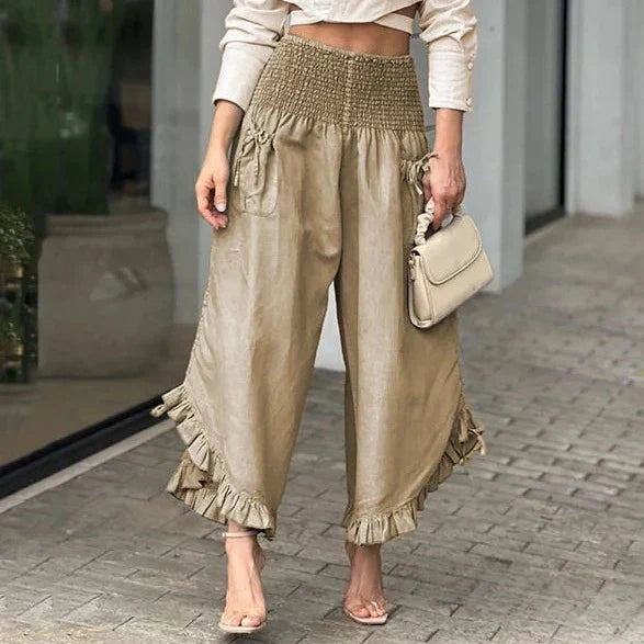 Tiril - linnen broek voor dames